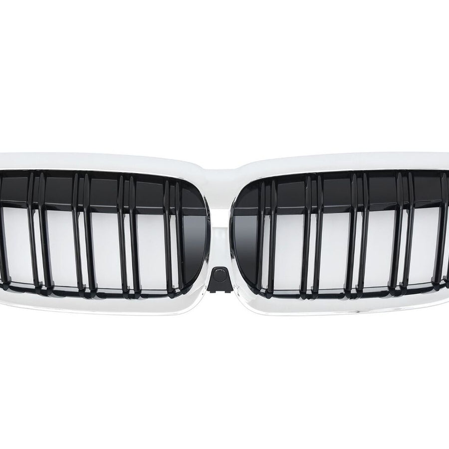 per SERIE 3 G20 G21 2019-2022 GRIGLIA ANTERIORE CROMATA NERA