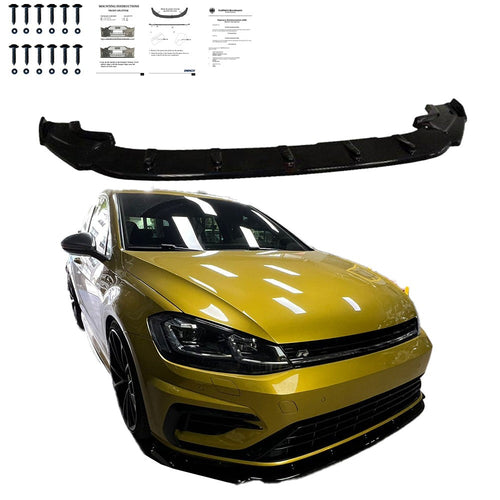 Splitter anteriore per VW VOLKSWAGEN Golf MK7.5 R 2017-2020 con omologazione ABE