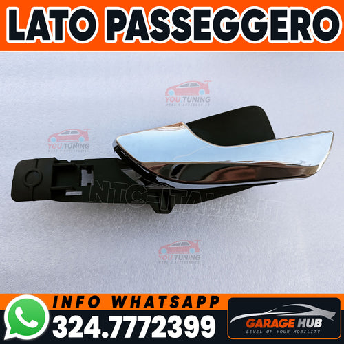 🤩MANIGLIA Porta interna CROMATA➡️ALFA ROMEO GIULIETTA ANTERIORE DX PASSEGGERO