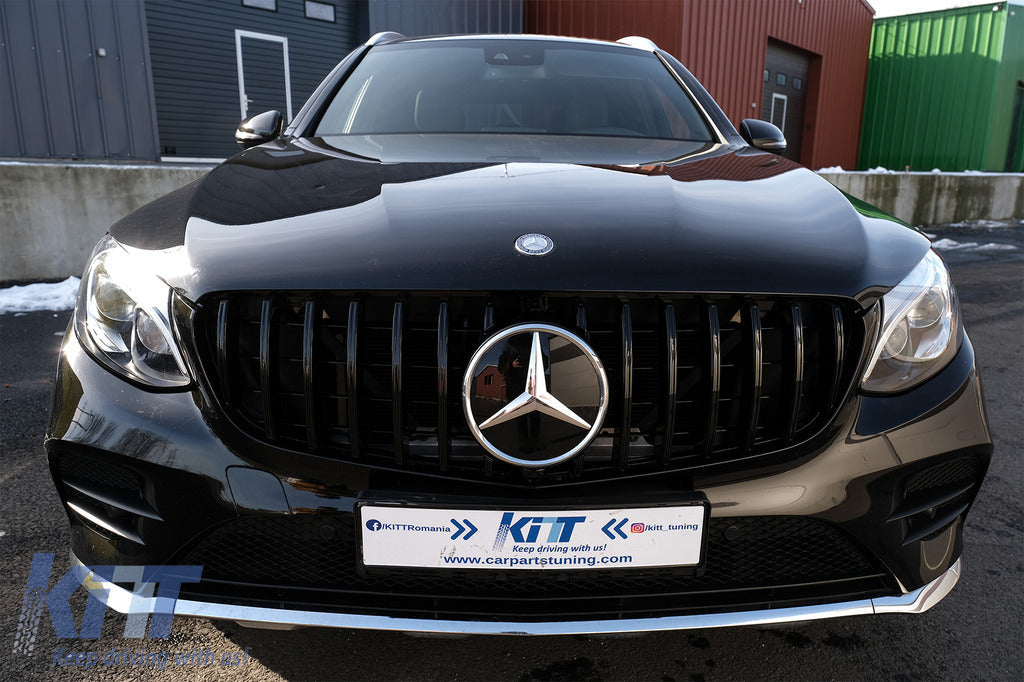 Griglia anteriore centrale per Mercedes GLC X253 C253 (2015-2018) GT R – vista 6