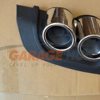 DIFFUSORE POSTERIORE DOPPI TERMINALI PER VW  POLO V 6R 2009-2017 SOTTO PARAURTI