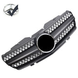 Griglia griglia sportiva per Mercedes R230 SL 2001-2006 nero opaco AMG LOOK
