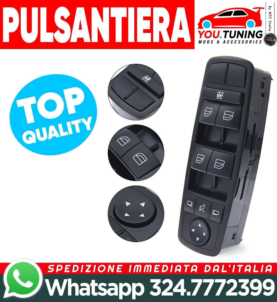 TASTIERA ALZACRISTALLI MERCEDES CLASSE A B ,GL M ML R W164 W169 W245 W251 X164.