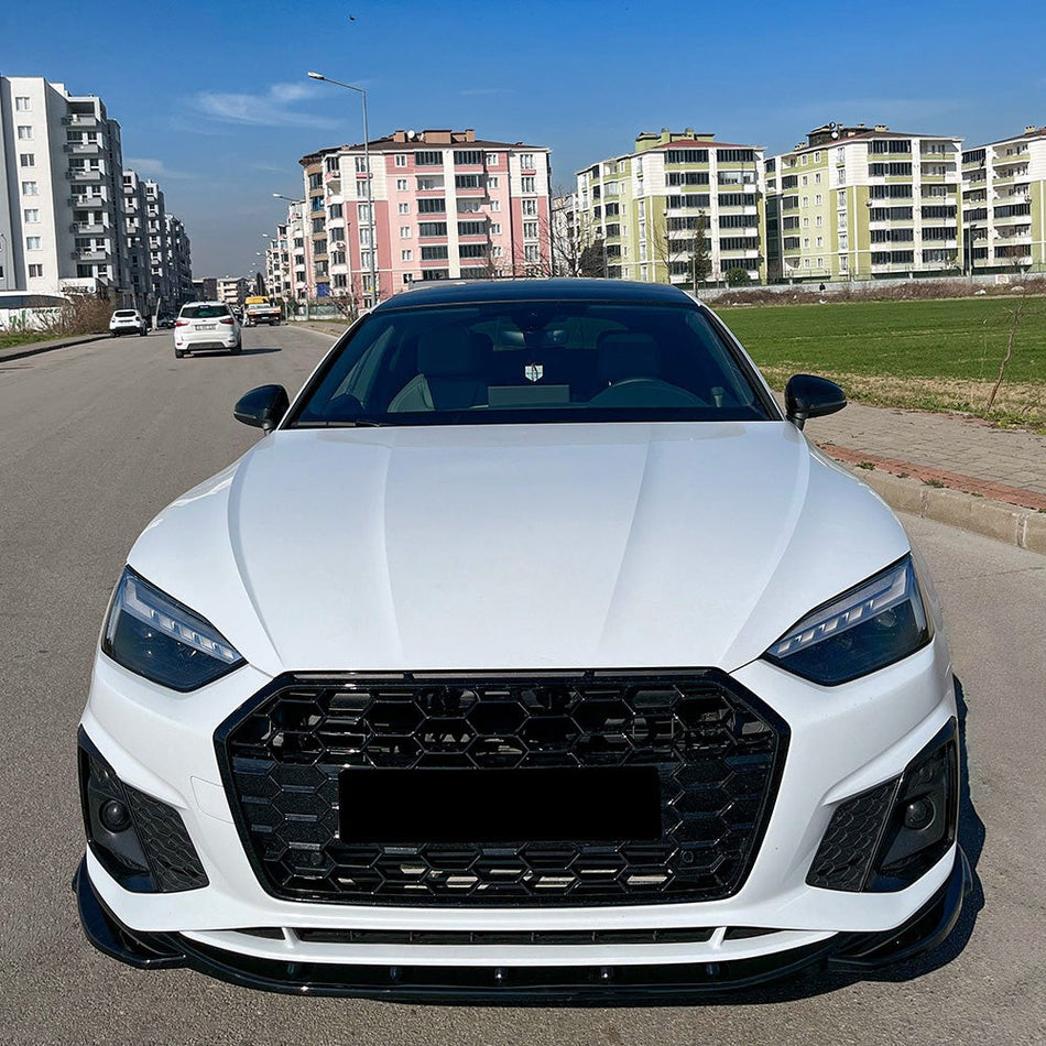 Splitter anteriore per AUDI A5 S-Line / S5 F5 Facelift 2019-2024 con omologazion