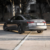 S6 Replica per AUDI A6 4G C7 2015-2018 DIFFUSORE POSTERIORE SOTTO PARAURTI