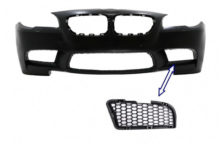 Griglia fendinebbia LATO SINISTRO per BMW Serie 5 F10 F11 NON LCI LCI (2010-2017