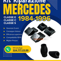 Kit Riparazione cofano + antenna per Mercedes Classe, S C W124 A124 C124 6 pezzi