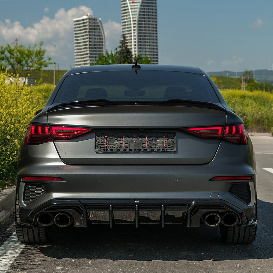 Splitter laterali posteriori compatibili con AUDI S3 / A3 S-Line 8Y (berlina) 20
