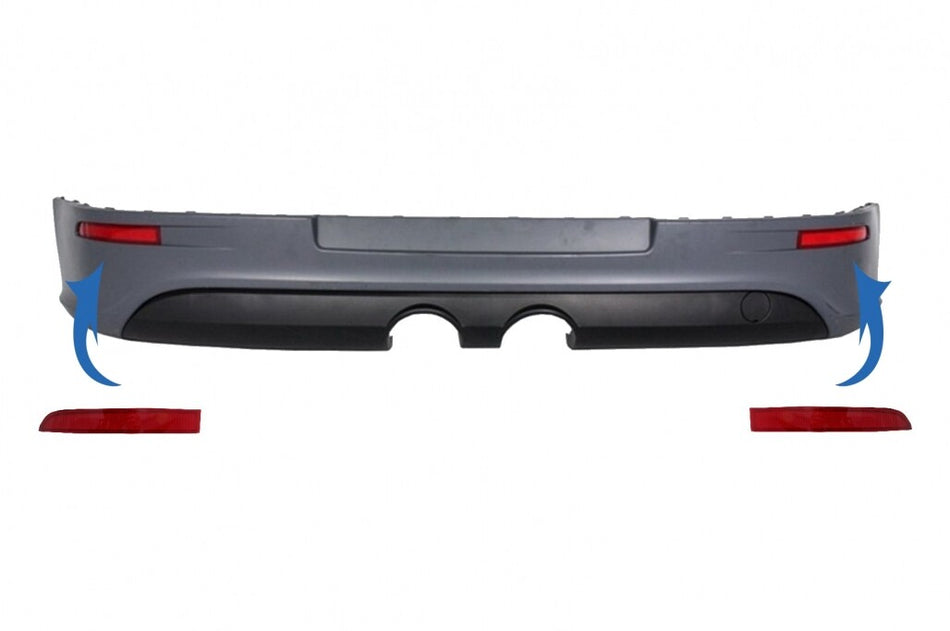 Riflettore paraurti posteriore per V W  GOLF  5 V (2003-2007) R32 Look