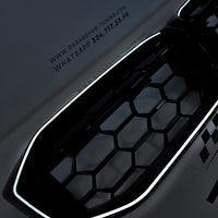 GRIGLIA LED a Nido d'ape per BMW SERIE 3 G20 G28 - >2023-2025 Bianco Ghiaccio