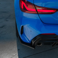 Splitter laterali posteriori compatibili con BMW Serie 1 F40 M-Pack / M135i 2019