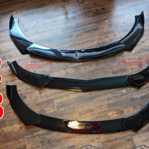 *EASY-RESTYLE* Splitter Sotto Paraurti per Tutte le Auto QUALITA'PREMIUM Lucido