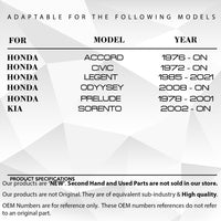 Clip fissaggio parafango Honda Kia - 10 pz