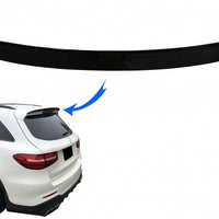 Ala spoiler posteriore sul tetto per Mercedes GLC X253 SUV (2015-up) Piano Black