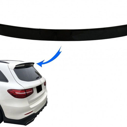 Ala spoiler posteriore sul tetto per Mercedes GLC X253 SUV (2015-up) Piano Black
