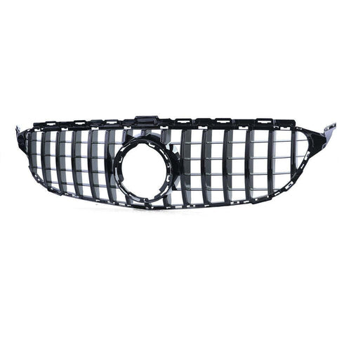 per Mercedes C205 Coupe 18-21 Griglia Anteriore Panamericana AMG