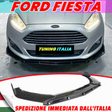 Ford Fiesta MK7 V VI Diffusore Anteriore *SPORT STYLE* ABS Spoiler Sotto Para...