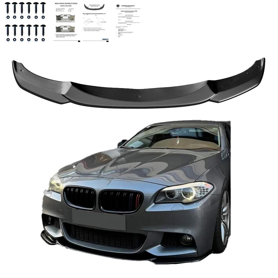 Splitter anteriore per BMW Serie 5 F10 / F11 M-Pack 2011-2016 con omologazione A