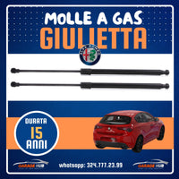 MOLLE A GAS  GIULIETTA Alfa Romeo BAULE COFANO POSTERIORE PISTONCINI