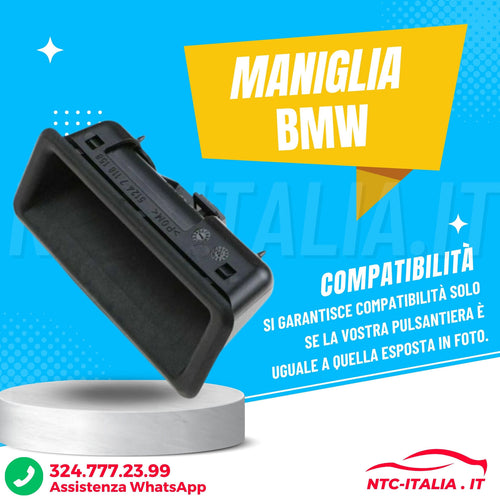 Pulasante✅Maniglia Bagagliaio⭐Baule✅Bmw E60 E82 E84 E88 E90 E91 E92 E93 E70 E71