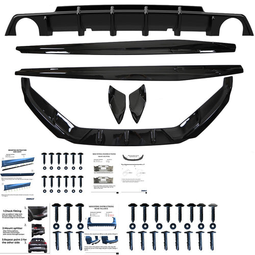 Bodykit Carrozzeria Pacchetto Sportivo per VW VOLKSWAGEN Scirocco R MK3 Facelift 2014-2017