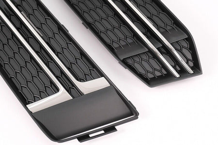 Paraurti Inferiore Griglia Coperture Griglie Laterali per Audi A4 B9 Berlina – vista 3