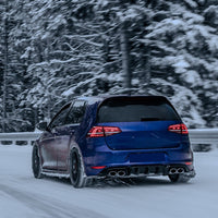 Diffusore posteriore per VW VOLKSWAGEN Golf MK7 R 2013-2016