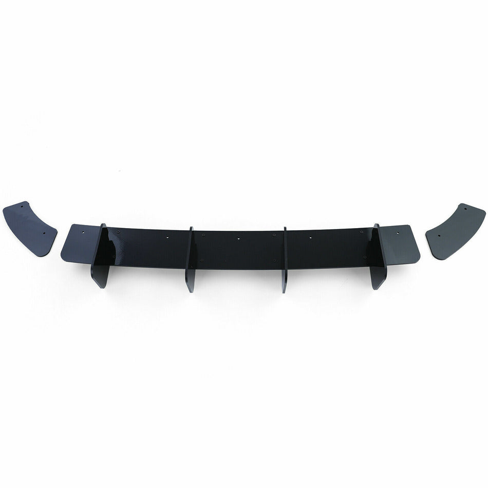 LAME Divisore Diffusore SPORT POSTERIORE per GOLF 7.5 GT I / GT D Nero Lucido