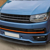 Griglia anteriore senza badge per VW T6 Bus Transporter (2015-2019) nero opaco