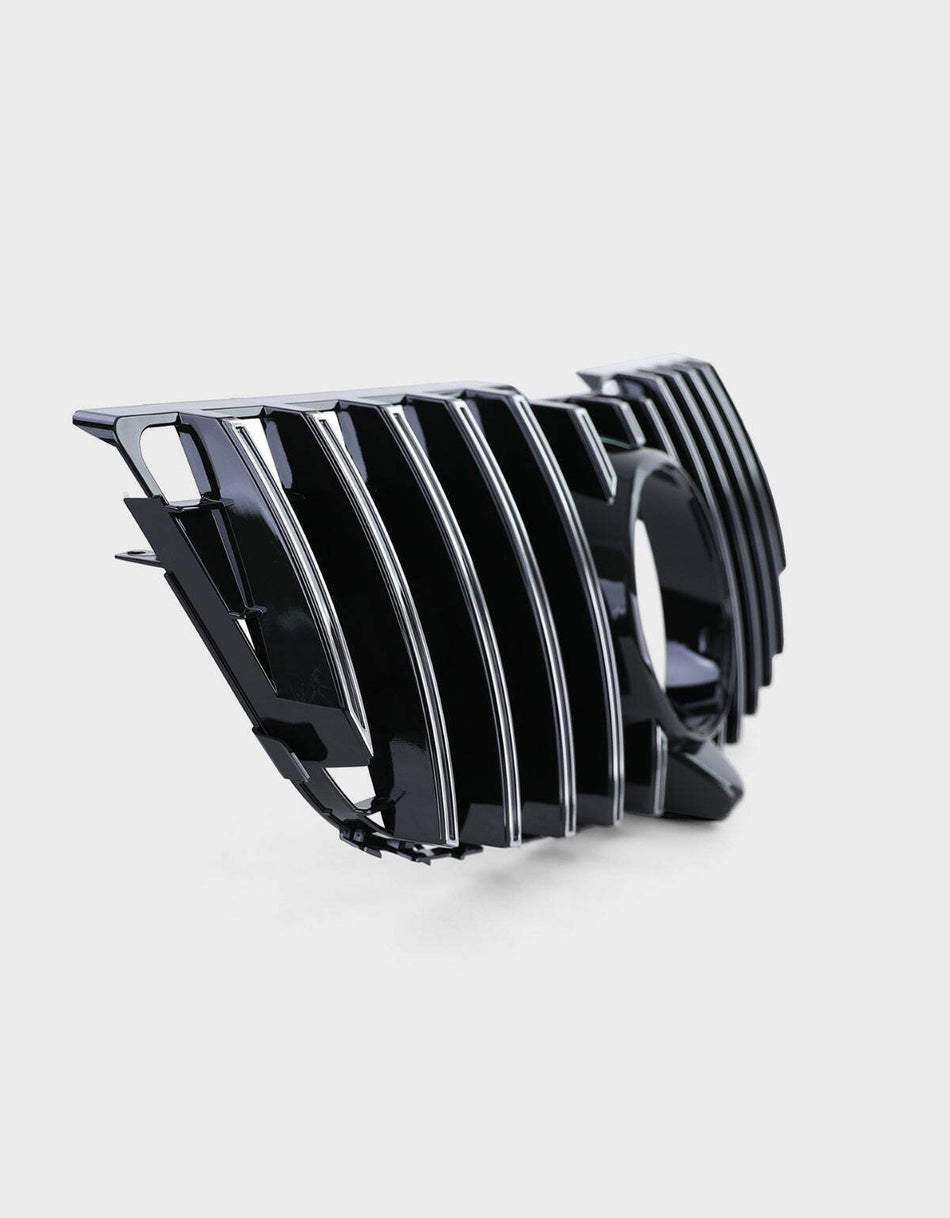 per Mercedes GLK X204 2012-2015 Griglia Sportiva Nero Cromato