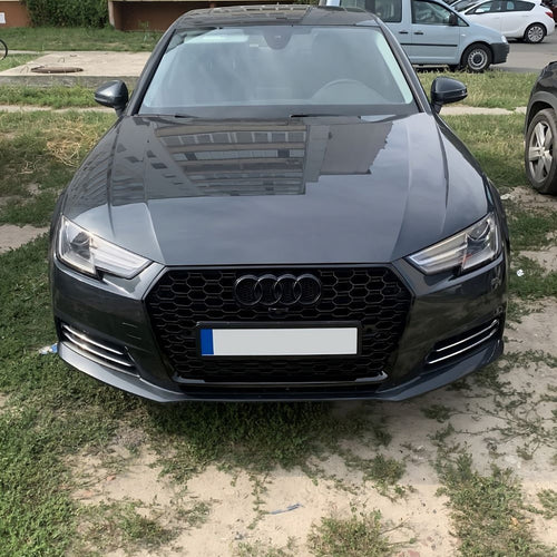 per AUDI A4 B9 2015-2019 Griglia Radiatore RS4 Look Quattro