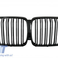 Griglie renali centrali per BMW X5 G05 (2018-up) Double Stripe M Design Piano Bl