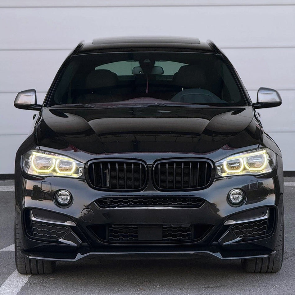 Splitter anteriore per BMW X6 M-Pack F16 2014-2019 con omologazione ABE TÜV