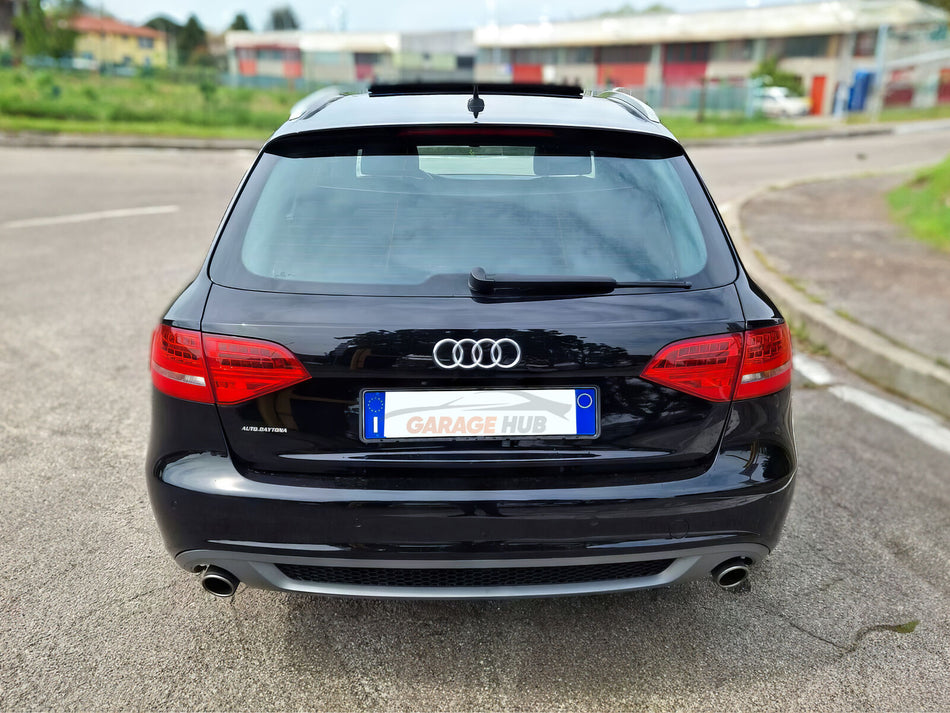 DIFFUSORE S4 look🔥per AUDI A4 B8 2007-2012 POSTERIORE SOTTO PARAURTI ABS OPACO