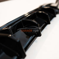 DIFFUSORE +2 TERMINALI INOX *Look M3* per BMW Serie 3 G20/G80M Performance