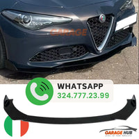 UPGRADE MOD *LOOK QUADRIFOGLIO* per ALFA ROMEO GIULIA LAMA SPLITTER FRONTALE