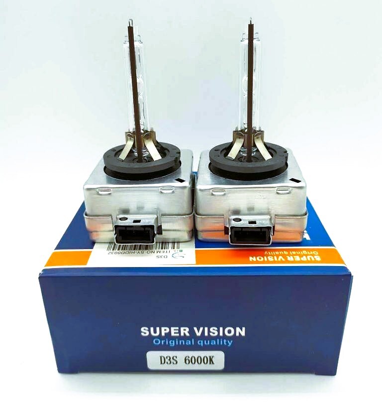 Kit Lampadine BI-XENON D3S, Luci Auto RICAMBIO XENON Lampade 6000K - 10000 LM