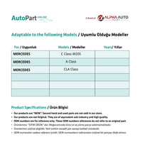 Tetto apribile Mercedes C Class W205 Classe A Classe CLA