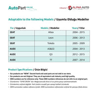 Motorino valvola riscaldamento per VW Audi Skoda Seat