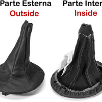 ✨KIT CUFFIA POMELLO MOLLA -> Leva Cambio per FIAT PANDA II 169 2003-2011 5 Marce