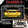 PER MERCEDES CLASSE A W177 AMG A35 - DIFFUSORE POSTERIORE ABS + TERMINALI