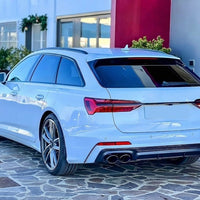 DIFFUSORE POSTERIORE S6 Design + TERMINALI per AUDI A6 (solo S-LINE) dal 2019