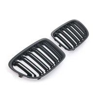 per X1 E84 2009-2015 Griglia Radiatore M Look Nero Opaco