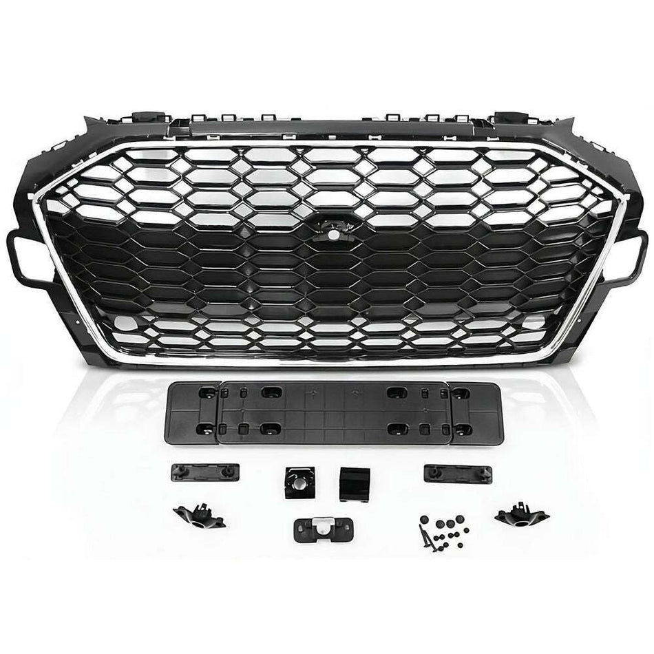 per AUDI A4 B9 Facelift 2020- Griglia Anteriore Calandra RS4 Look