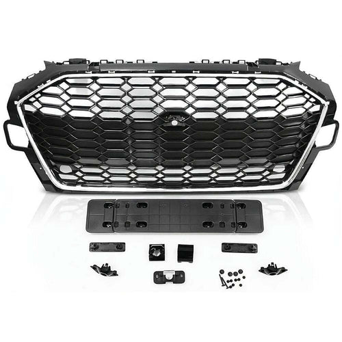 per AUDI A4 B9 Facelift 2020- Griglia Anteriore Calandra RS4 Look