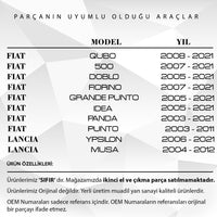 Kit Filtro Aria Caldaia e Gomme per per Fiat Doblò / Citroen Nemo