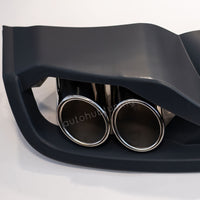 ➡️per AUDI A4 B8 2012-2015 DIFFUSORE Posteriore Replica ABT RS4 + TERMINALI INOX