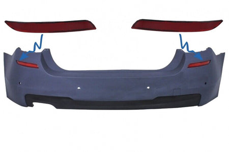 Riflettore paraurti posteriore per BMW Serie 5 F10 (2011-up) Design M-tech