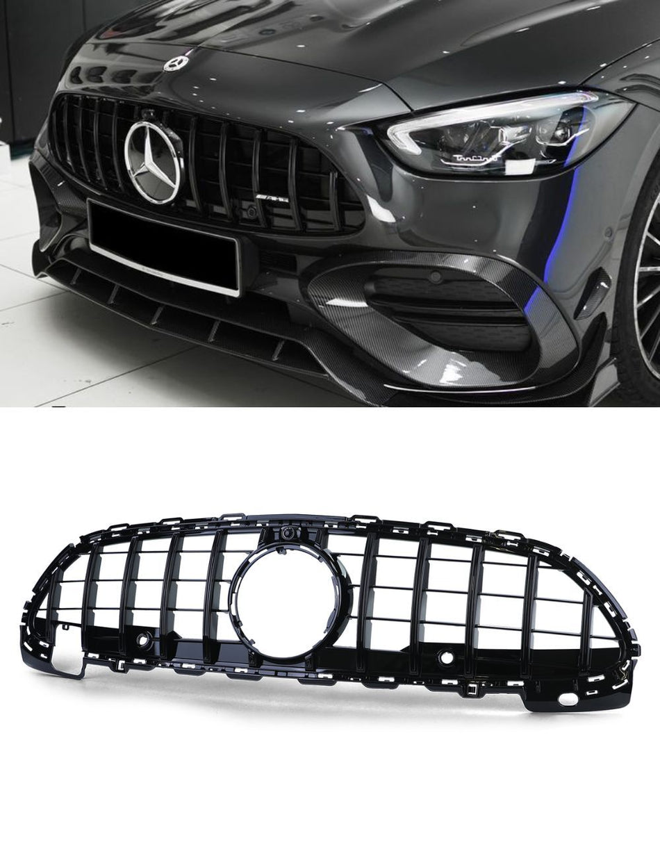 per Mercedes C W206 S206 AMG-Line Griglia Anteriore Panamericana GT