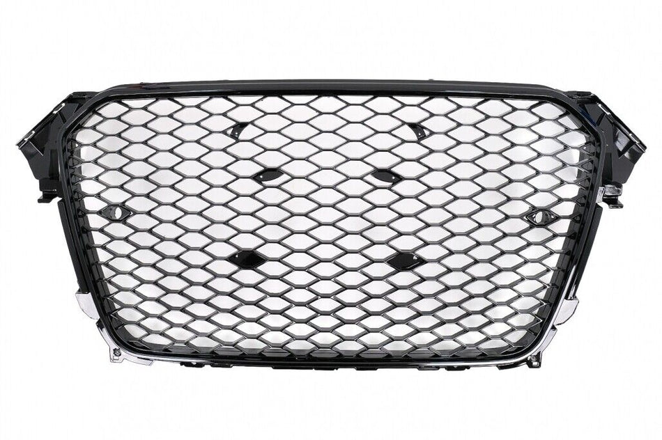 Griglia anteriore senza badge per Audi A4 B8 Facelift (2012-2015) RS Design a ni